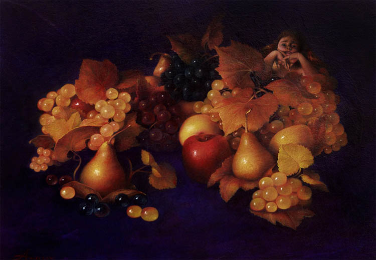   -    , 2004 . (48  34, , .) / "Crimean and Dutch Still life", 2004, (48 x 34, oil on canvas)